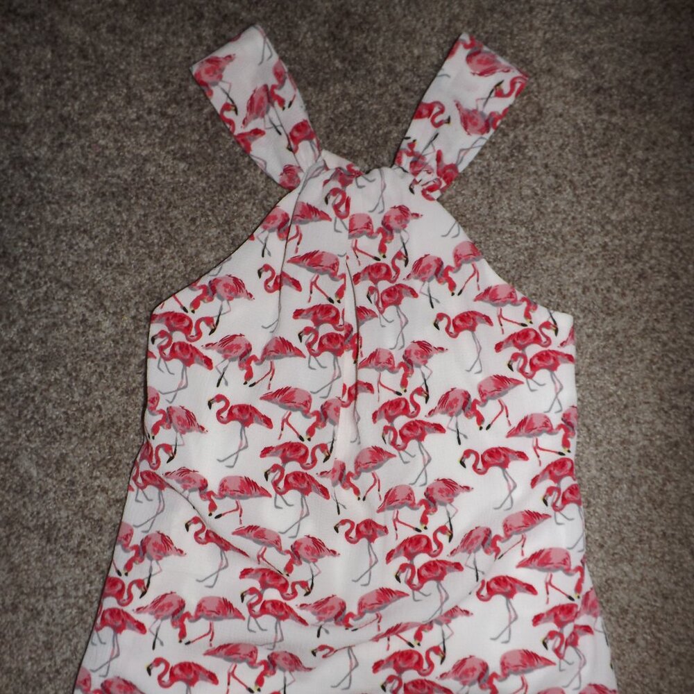 women's ENTRO flamingo top size small